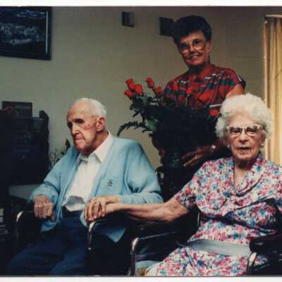 Mark and Gertrude Richards 74th Wedding Anniversary
