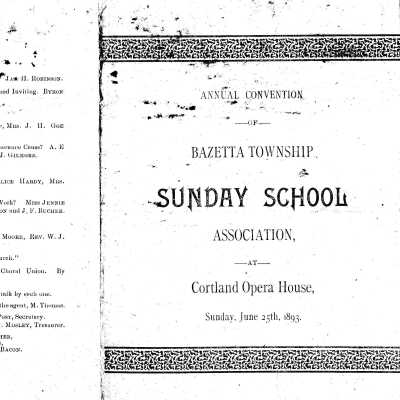 Bazetta Township Sunday School
