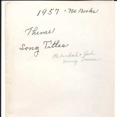 Note about 1957 Cortland Street Fair