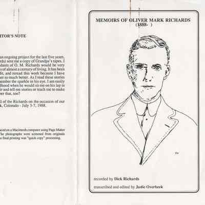Memoirs of Oliver Mark Richards