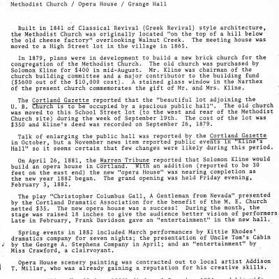 History of the Cortland Opera House