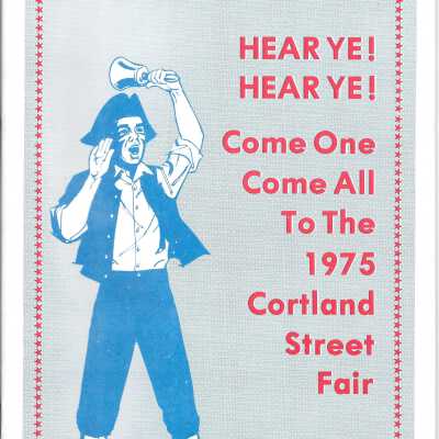 1975 Cortland Street Fair Program Includes History of the Village of Cortland-East