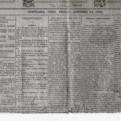 Cortland Herald Friday October 24th 1890