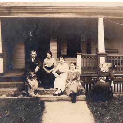 Viets Family on Front Porch