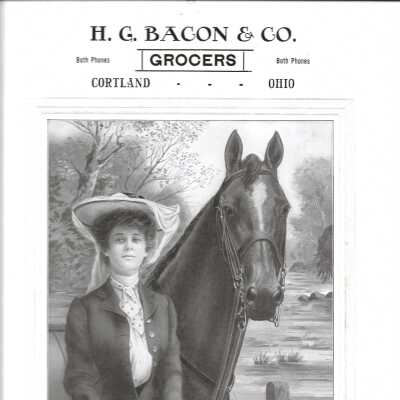 H. G. BACON & CO. Advertising Calendar 1910