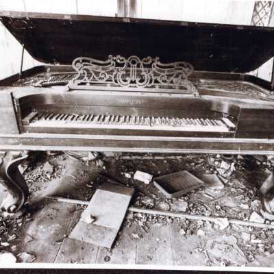 Bessie Marvin Piano in found condition