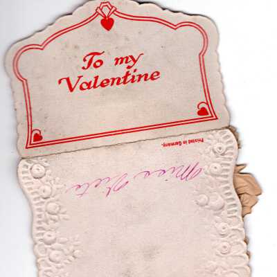 Valentine greeting to Miss Viets