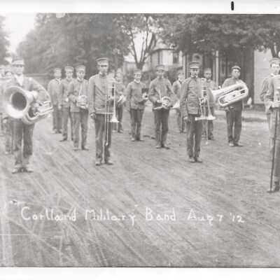 Cortland Military Band August 7, 1912