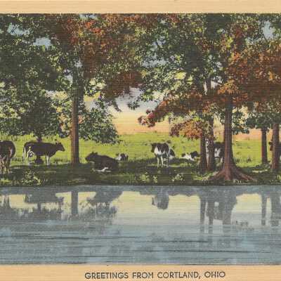 GREETINGS FROM CORTLAND, OHIO