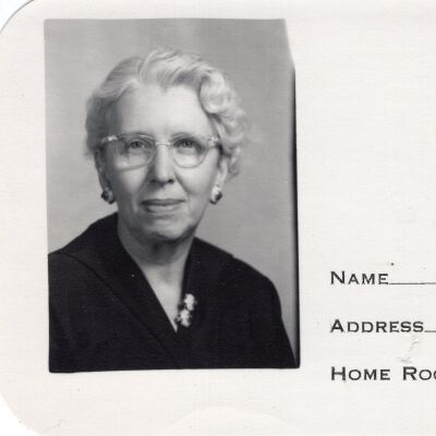 Vera Viets School picture/ID 1952, 53 School year