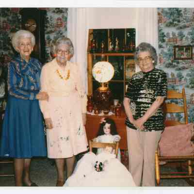 Viets sisters with their Housekeeper 1992