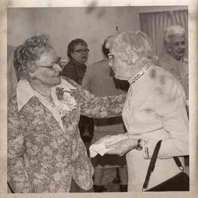 Wilhemien W. Viets at 75th Birthday with Unknown