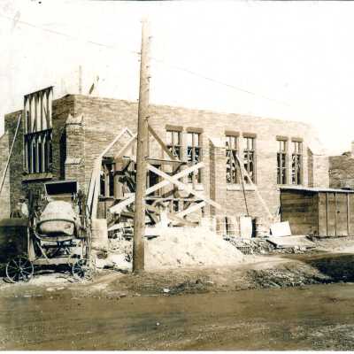 Brookfield United Methodist Church Construction, 1929-1930