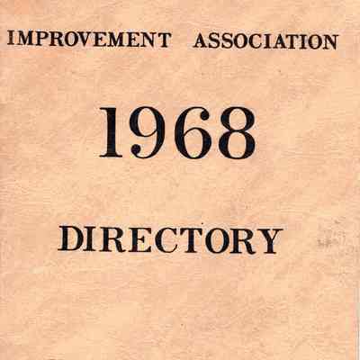 Valley View Improvement Association Directory 1968