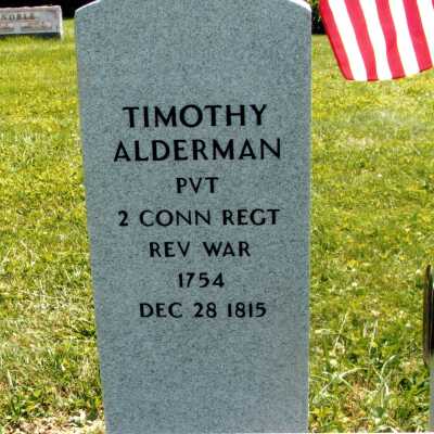 Timothy Alderman Monument