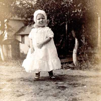 Child Walking Outside