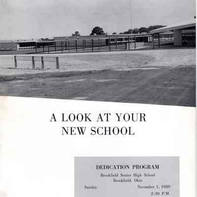 Brookfield High School Dedication Program