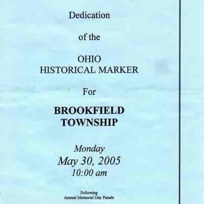 Ohio Historical Marker Program 2005