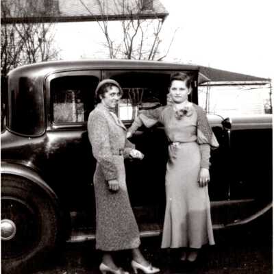 Unidentified Woman and Aunt Mary