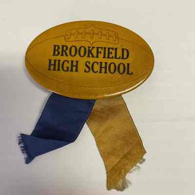Brookfield High School football pin