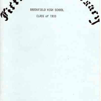 Program for 50th Anniversary of the Class of 1934