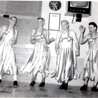 Brookfield Firemen in a Minstrel Show