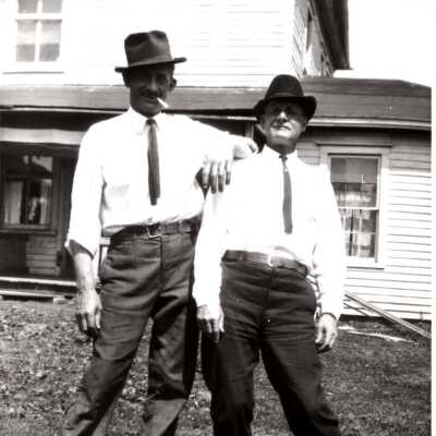 Grandpa Obermiyer and Mr. Johnson