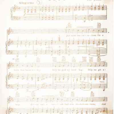 "All Aboard for Cottentown" Sheet Music