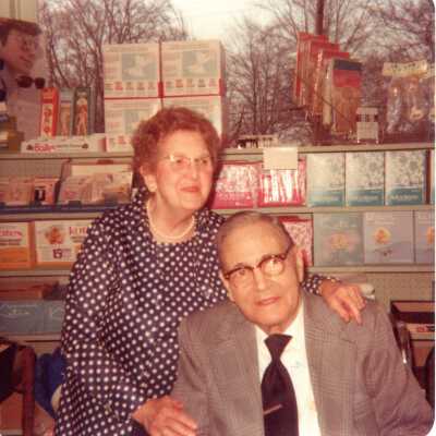 Mildred and Ray Magee in Knivel's Store, 1979