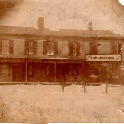 Obermiyer Building with A.W. McIntosh Sign