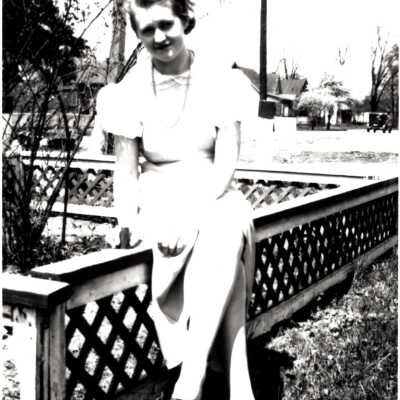 Aunt Ann on High School Graduation Day