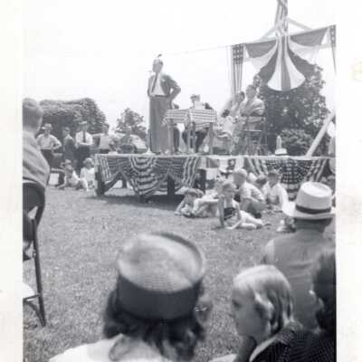Memorial Service at Cemetery