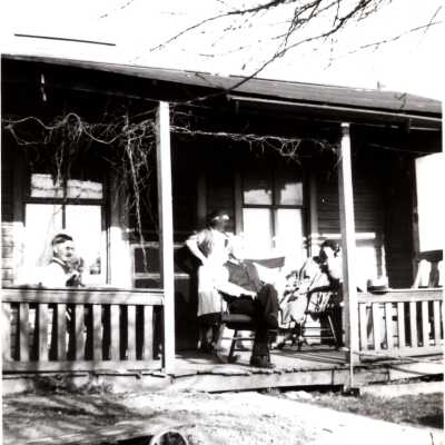 Grandpa, Aunt Ann and Uncle Clarence