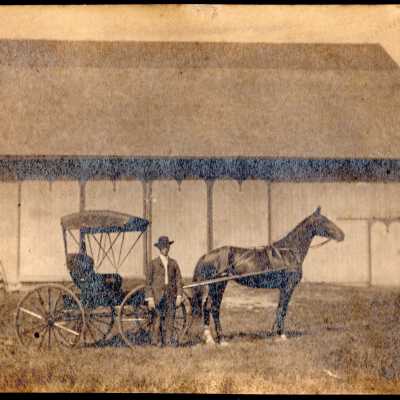 Man by Horse and Buggy