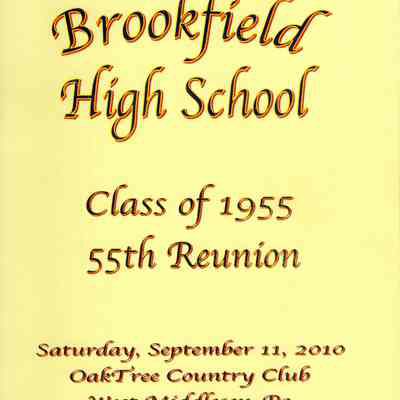 Booklet from 50th Reunion of Class of 1955