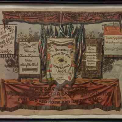 Framed Artwork of Mass. Women's Christian Temperance Union