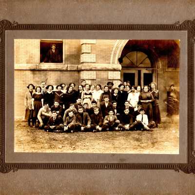 A Class Photo at the Yellow Brick School, 1913