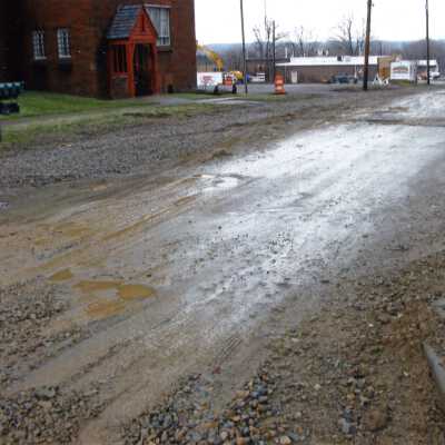 Sewer Project, Grove St. and the Green, 2009
