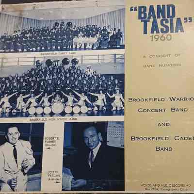 1960 "Bandtasia" Brookfield Concert Band - 33 1/3 rpm Vinyl Record
