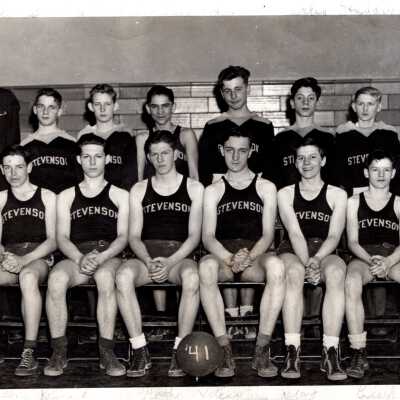 Boys Basketball Team, 1941