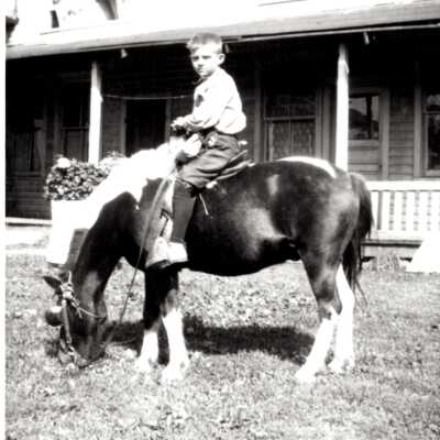 Uncle Jack on Pony