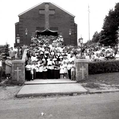 First Holy Communion Class with Parents at St. Bernadette's Church