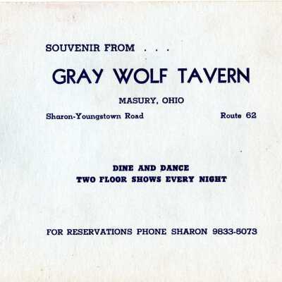 Gray Wolf Tavern Souvenir Photo
