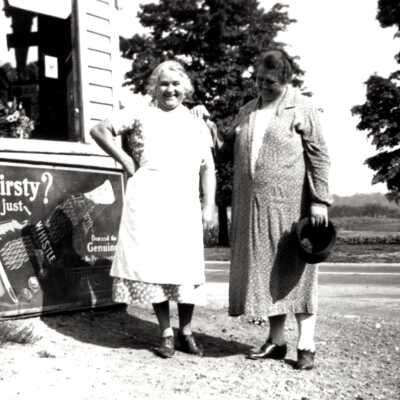 Grandma (Mary) Obermiyer and Mrs. Antalick
