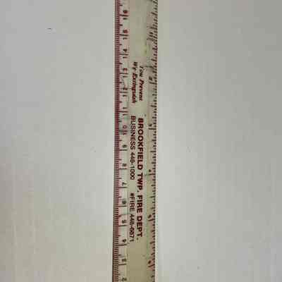 Brookfield Twp Fire Dept. ruler