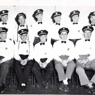 Group Image of Seated Firemen