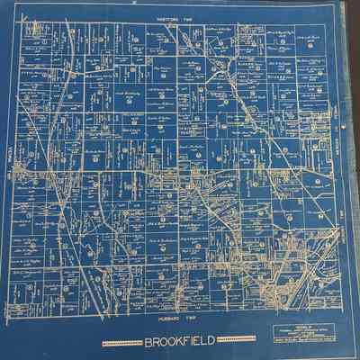 Brookfield Twp map Sept. 1938
