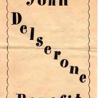 Program from John Delserone Benefit