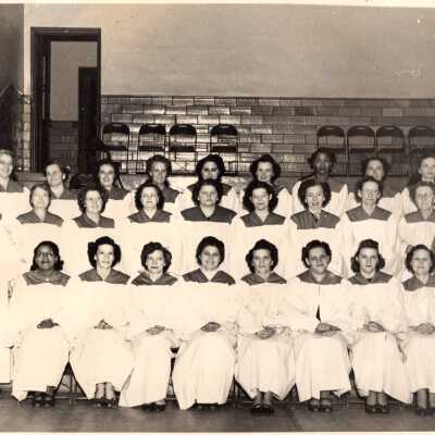 Group of Women in Robes 1959