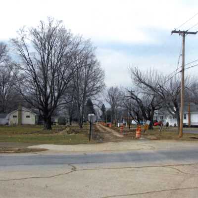 Sewer Project at the Green and Grove St., 2009